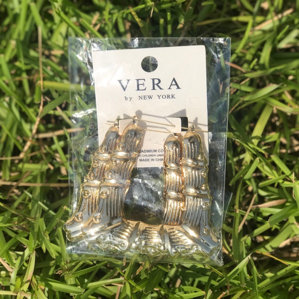 Triangle Bamboo Earrings